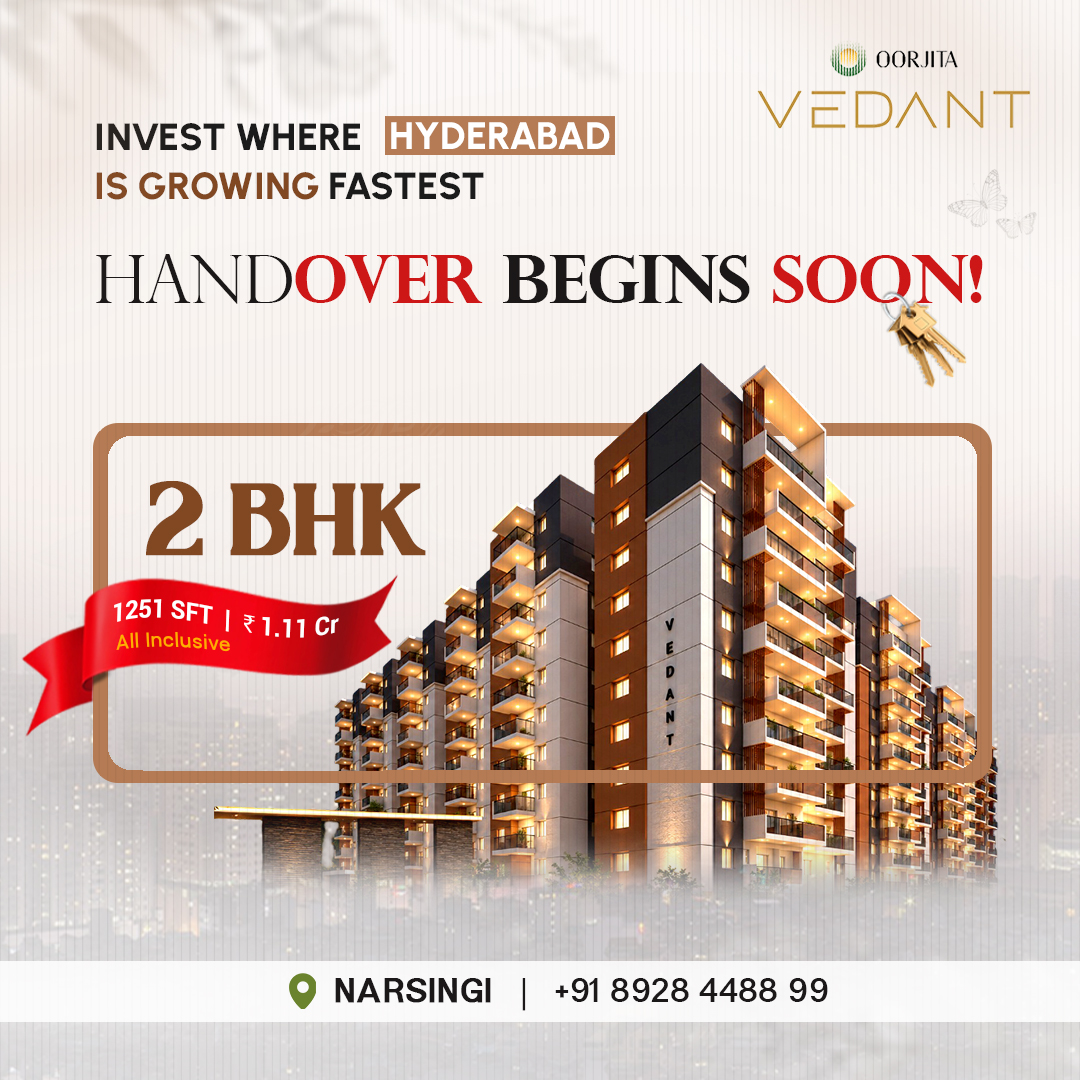 ✨ Luxury 2BHKs at Fixed Box Prices
🏡 1251 Sq.ft. – ₹1.11 Cr (Net Price)
Everything is Taken Care Of:
🔹 GST & Registration
🔹 Club House & Amenities
🔹 Fixed Price, No Hidden Costs
📩 DM us or Contact:
📞 +91 8928448899
#oorjitavedantnarsingi #manchirevulaflatsforsale #2bhkflatsinnarsingi
#2bhkflatforsalenearme #OorjitaVedant #Narsingi #luxuryapartments #narsingiflatsforsale #FlatsforSaleinNarsingi #Hyderabad #2BHKForSale #2BHKForSaleInNarsingi #Manchirevula